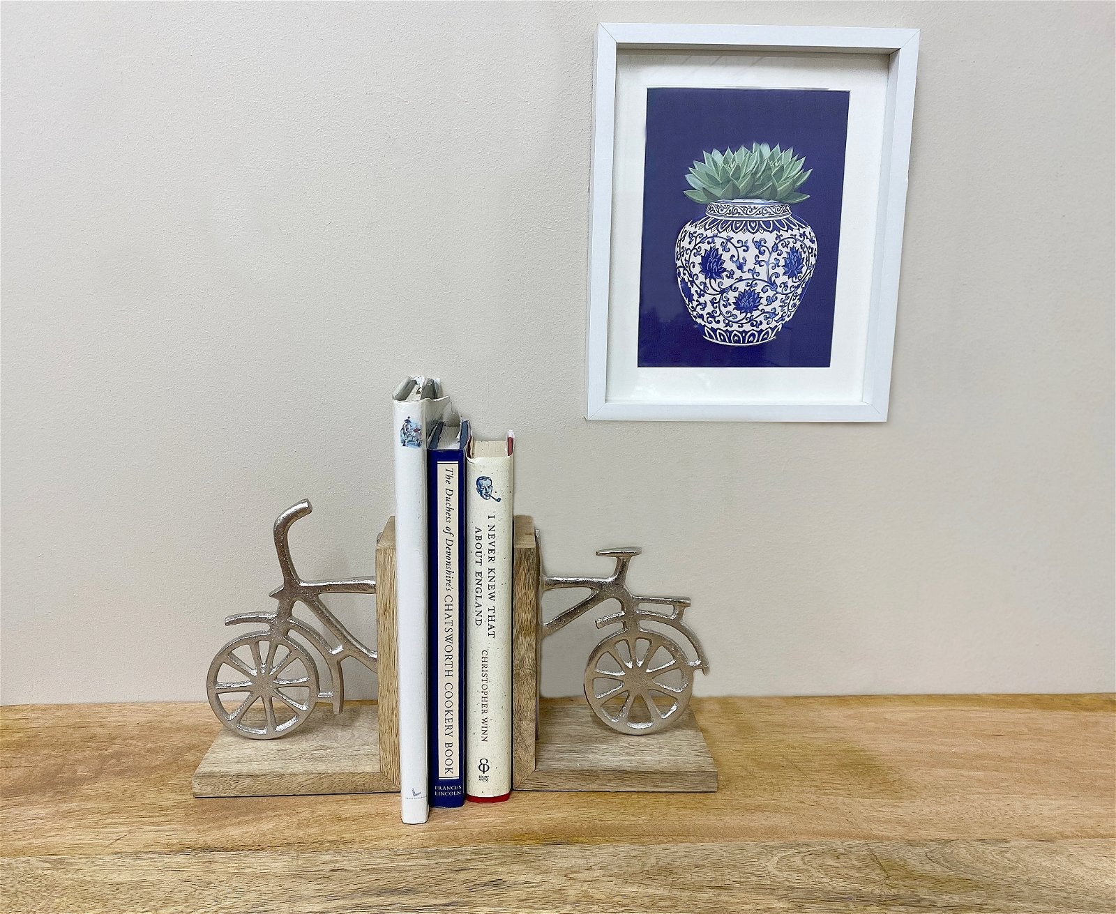 Set of Two Bicycle Bookends-2