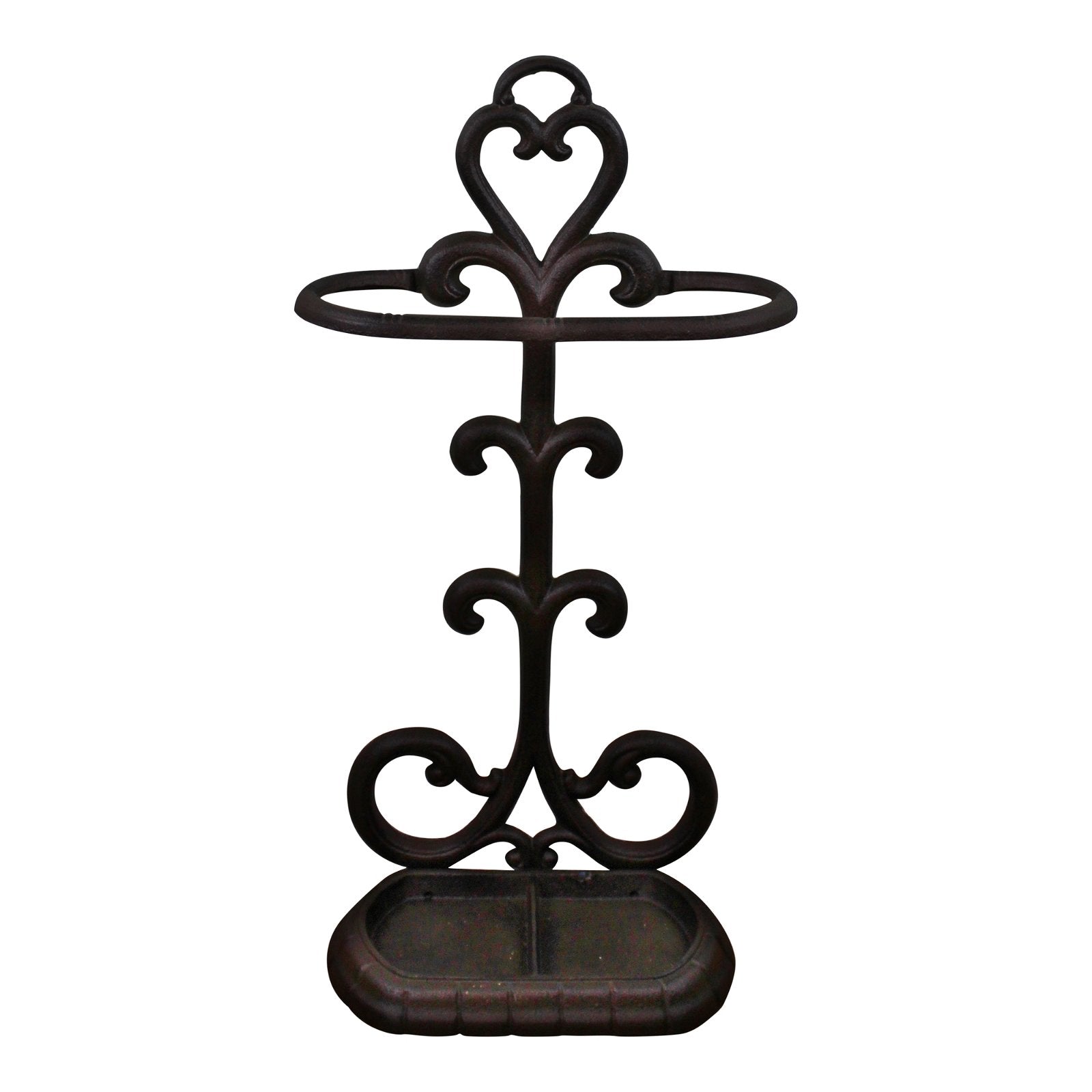 Rustic Cast Iron Umbrella Stand-1