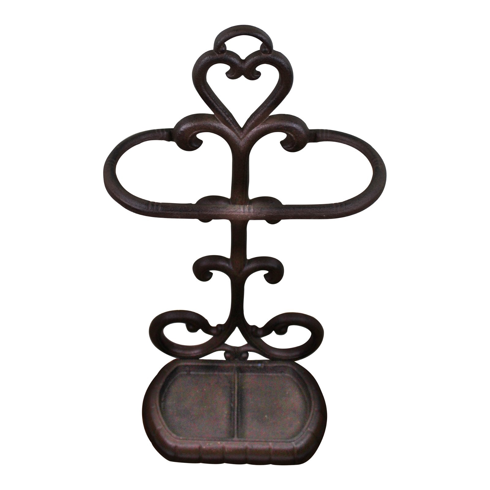 Rustic Cast Iron Umbrella Stand-2