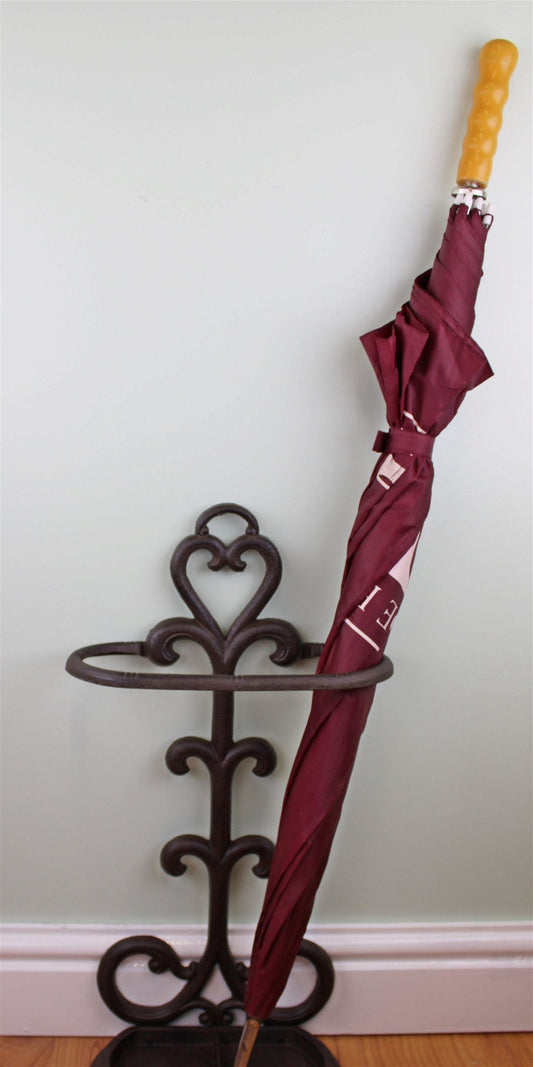 Rustic Cast Iron Umbrella Stand-0