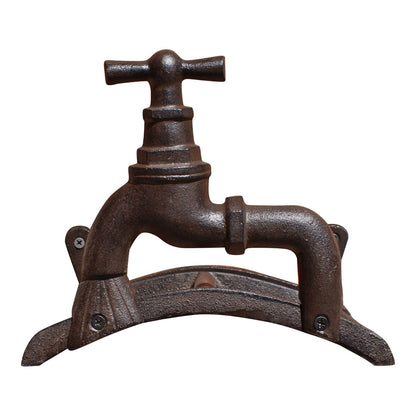 Rustic Cast Iron Wall Mounted Hosepipe Holder-1