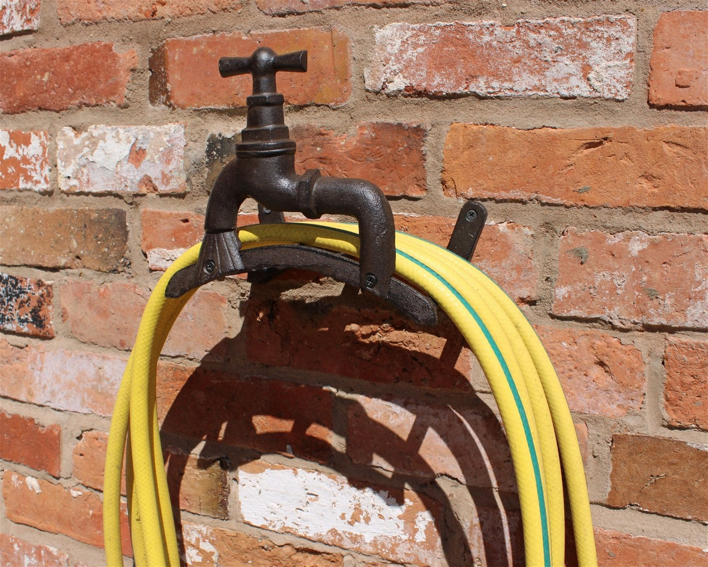 Rustic Cast Iron Wall Mounted Hosepipe Holder-0