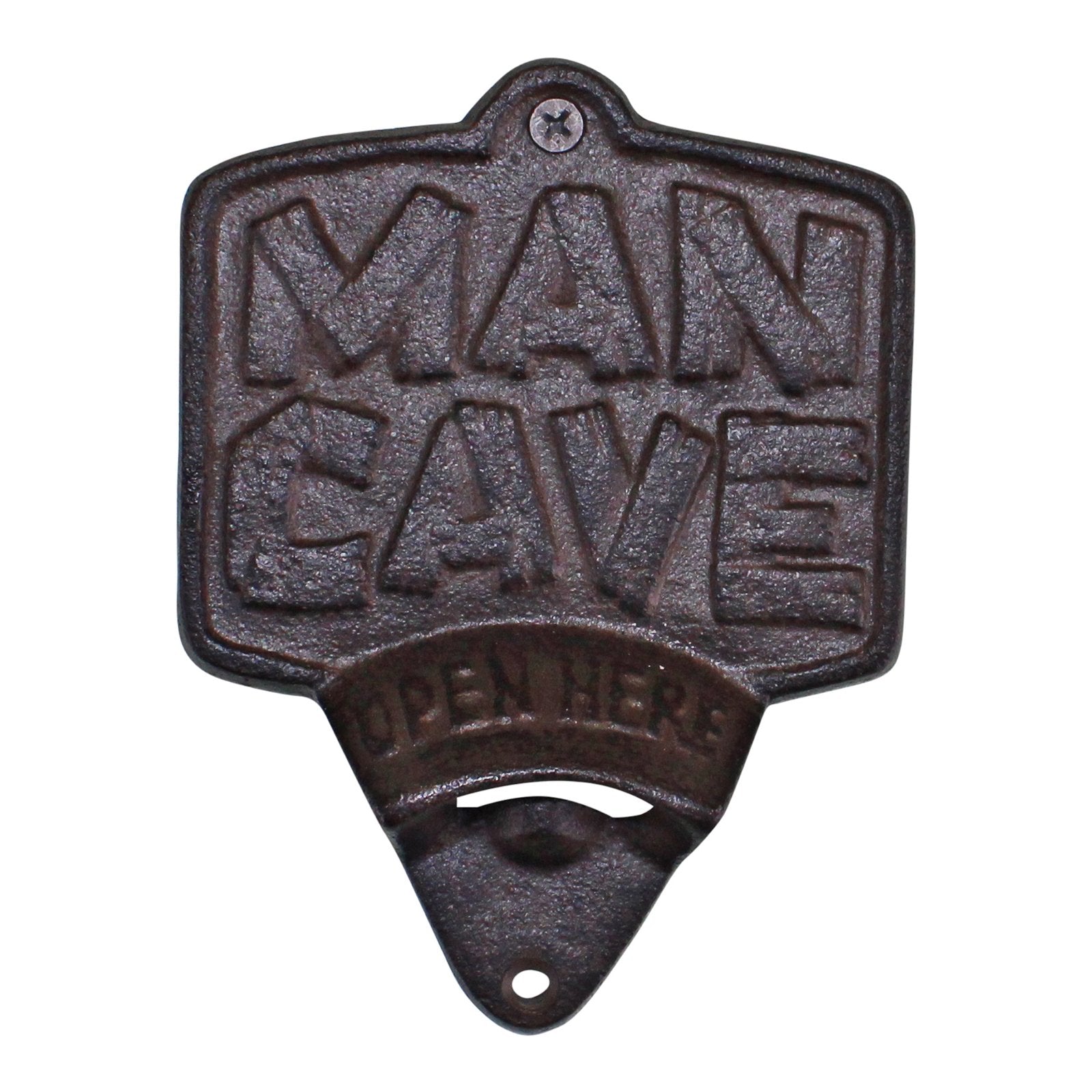 Cast Iron Wall Mounted Man Cave Bottle Opener-0