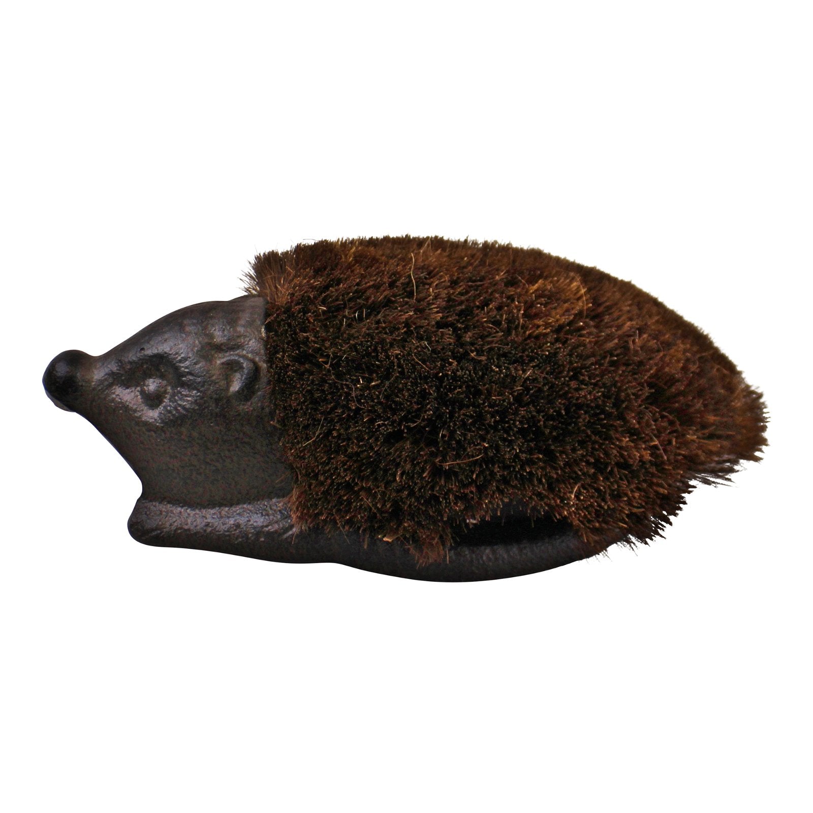 Cast Iron Garden Boot Brush, Hedgehog Design-2