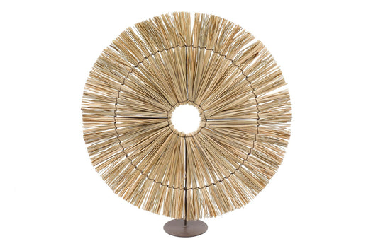 Dried Sun Grass On Stand Decoration 54cm-0