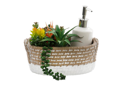 Soap Dispenser Tray with Succulent-0