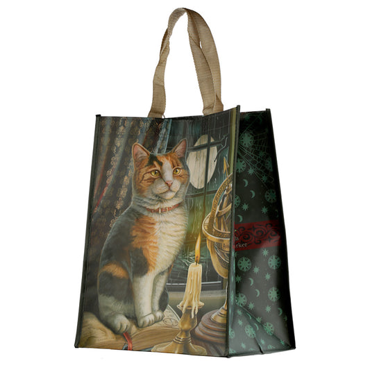 Lisa Parker Adventure Awaits Cat Design Durable Reusable Shopping Bag NWBAG79-0