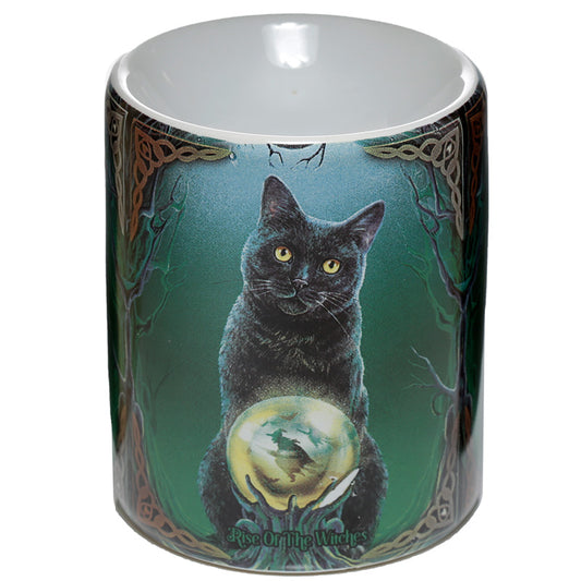 Ceramic Lisa Parker Oil Burner - Rise of the Witches Cat OB349C-0