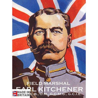 Small Metal Sign 45 x 37.5cm Vintage Retro Earl Kitchener-3