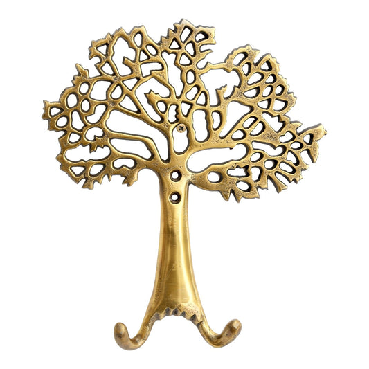 Antique Bronze Tree Of Life Hook 27cm-0