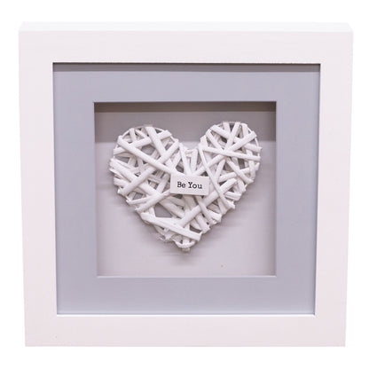 Set of 4 Be Kind Woven Heart Frames-3