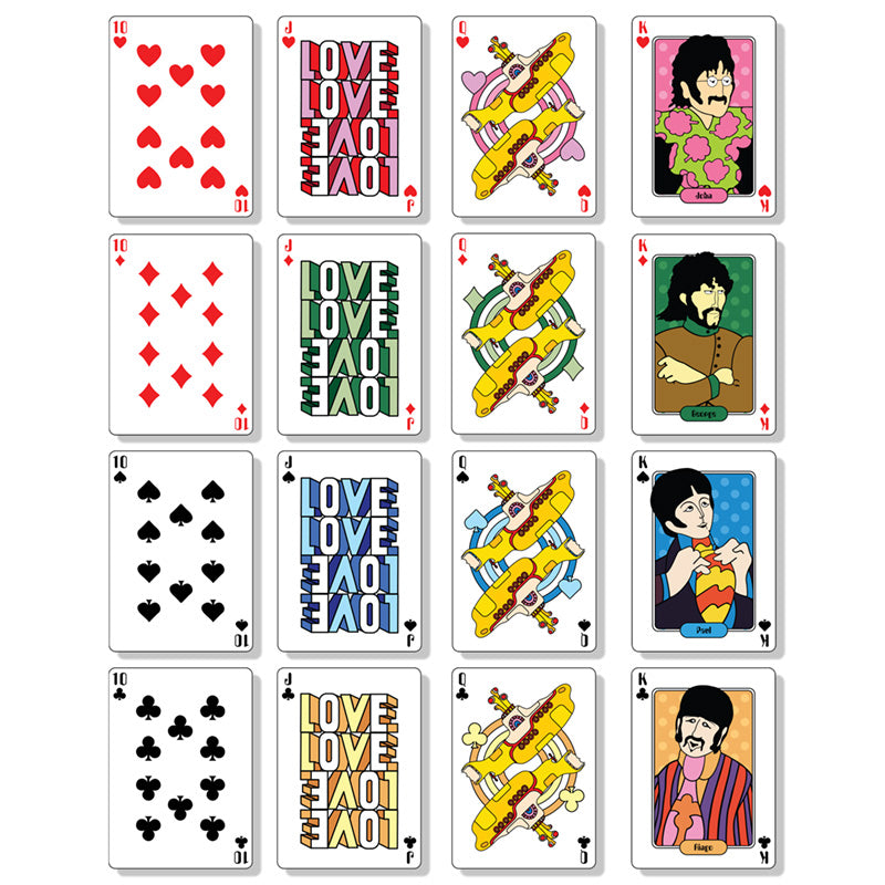 Standard Deck of Playing Cards - The Beatles Yellow Submarine PCARD11-0