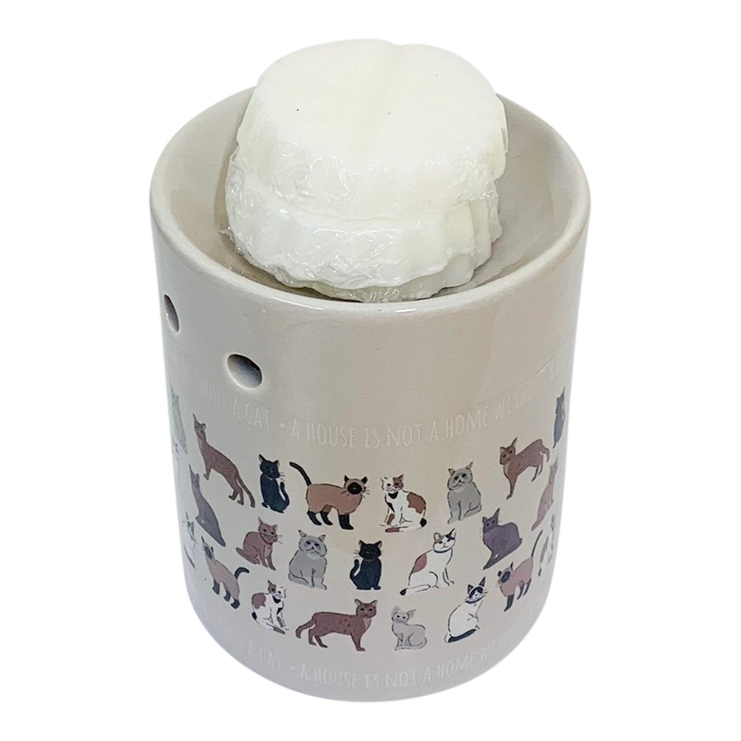 Pet Cat Design Oil Burner with Wax Melts-3