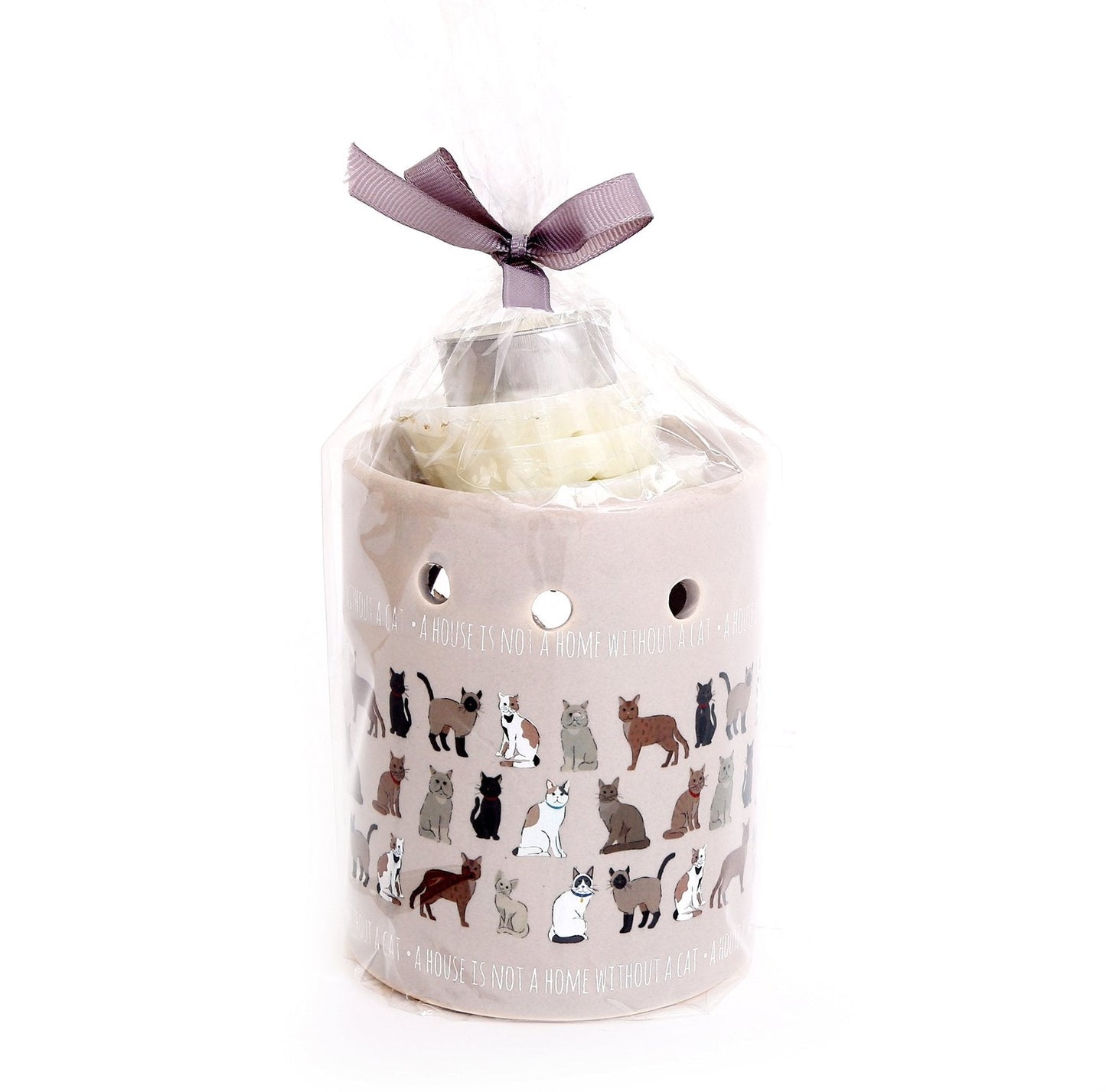 Pet Cat Design Oil Burner with Wax Melts-0