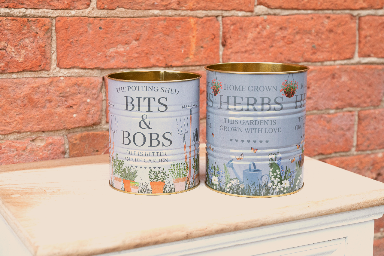 Potting Shed Storage Tins Set of Two-2