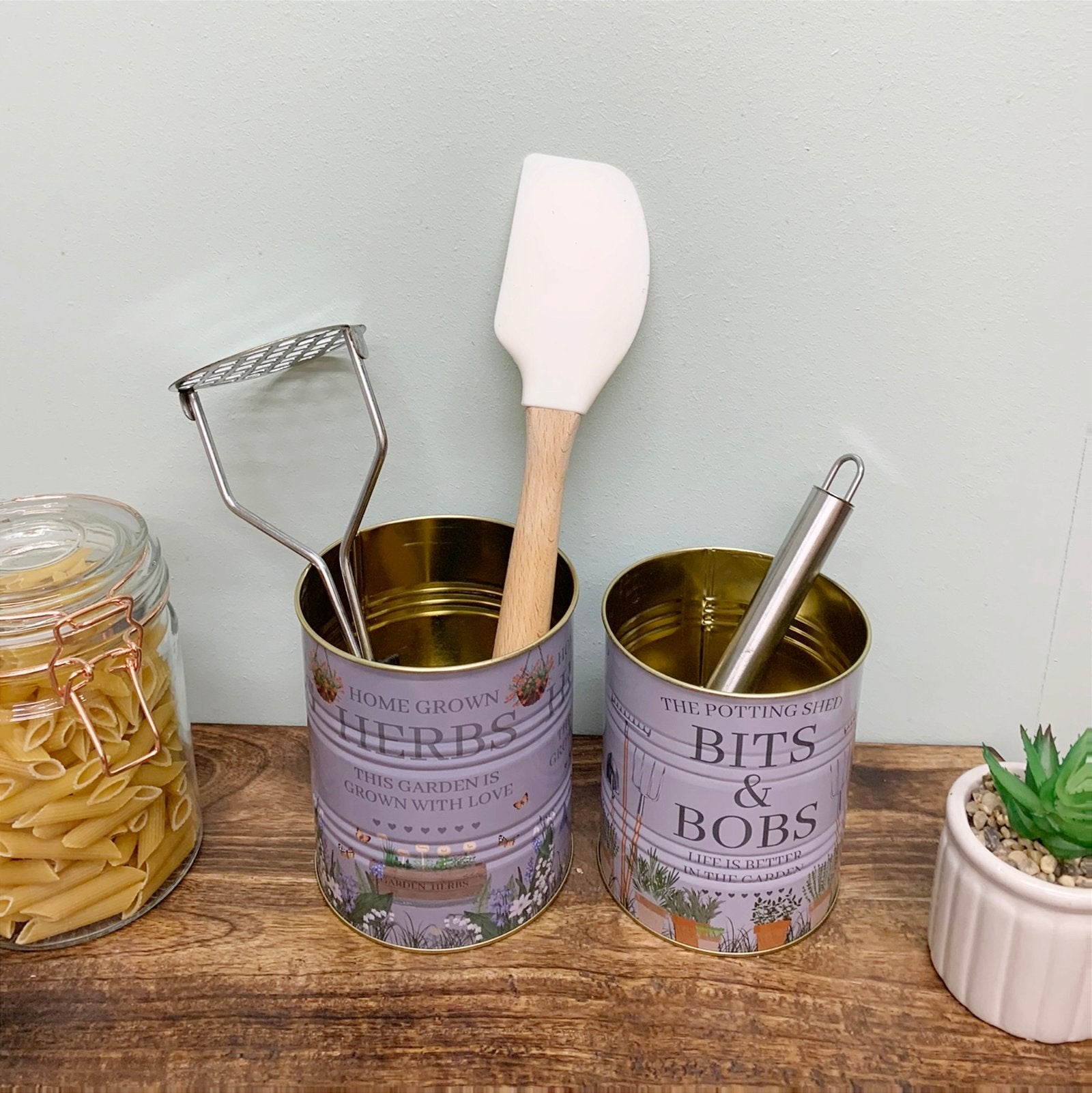 Potting Shed Storage Tins Set of Two-3