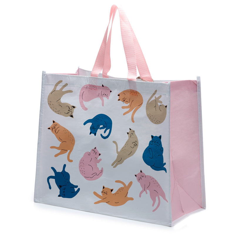 Recycled RPET Reusable Shopping Bag - Cat's Life RPBAG12-0