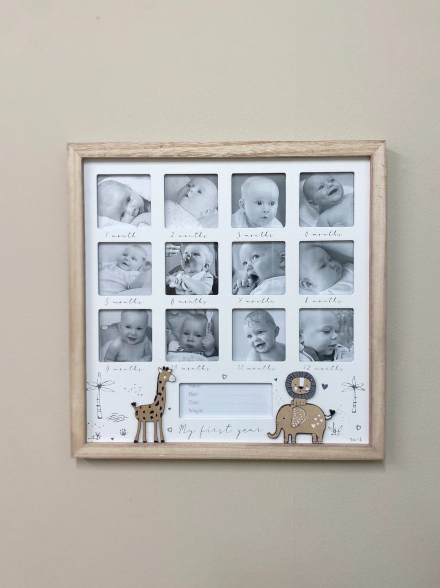 My First Year Photograph Frame 35cm-3