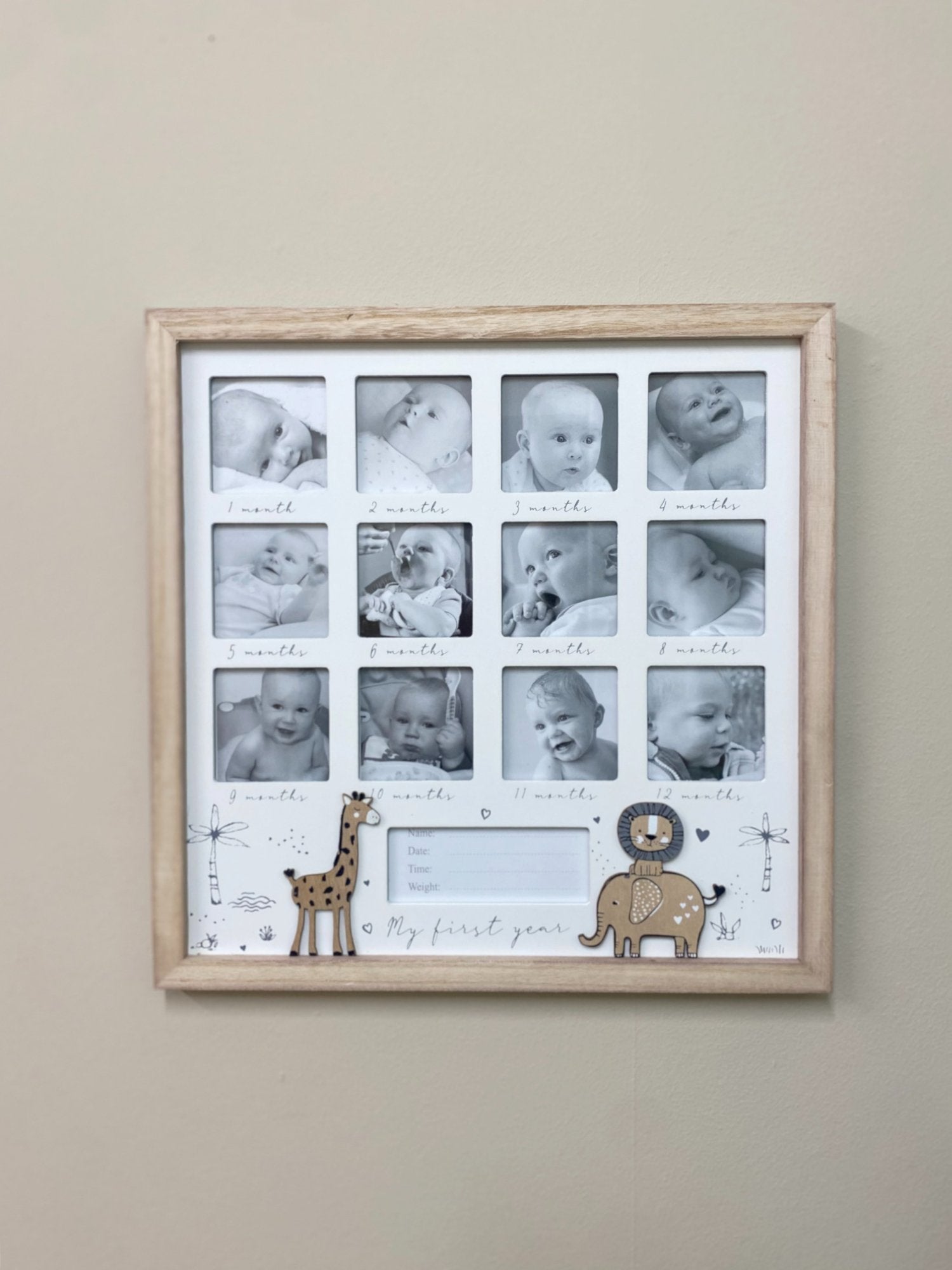 My First Year Photograph Frame 35cm-3