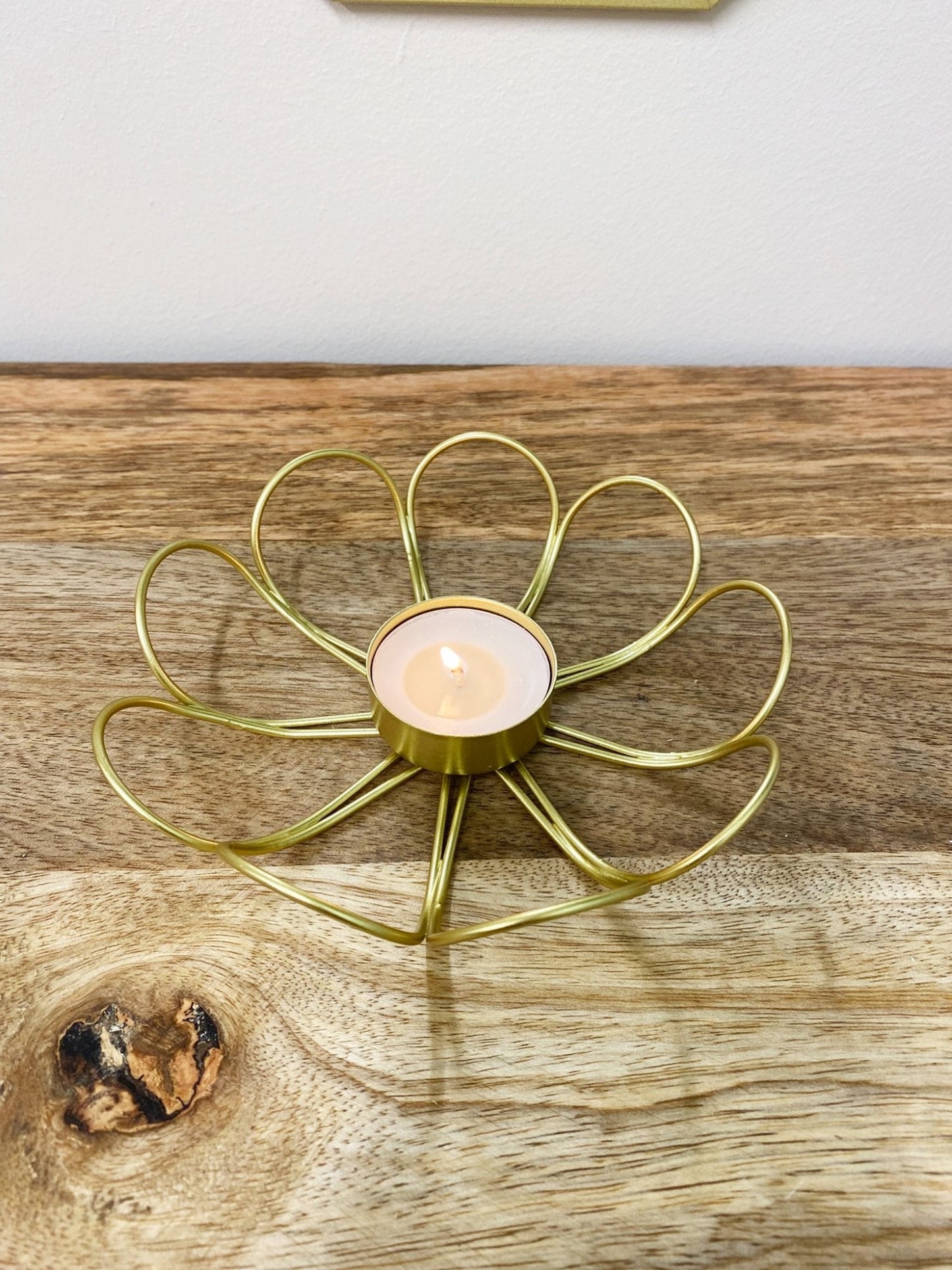 Flower Wire Tealight Holder-1