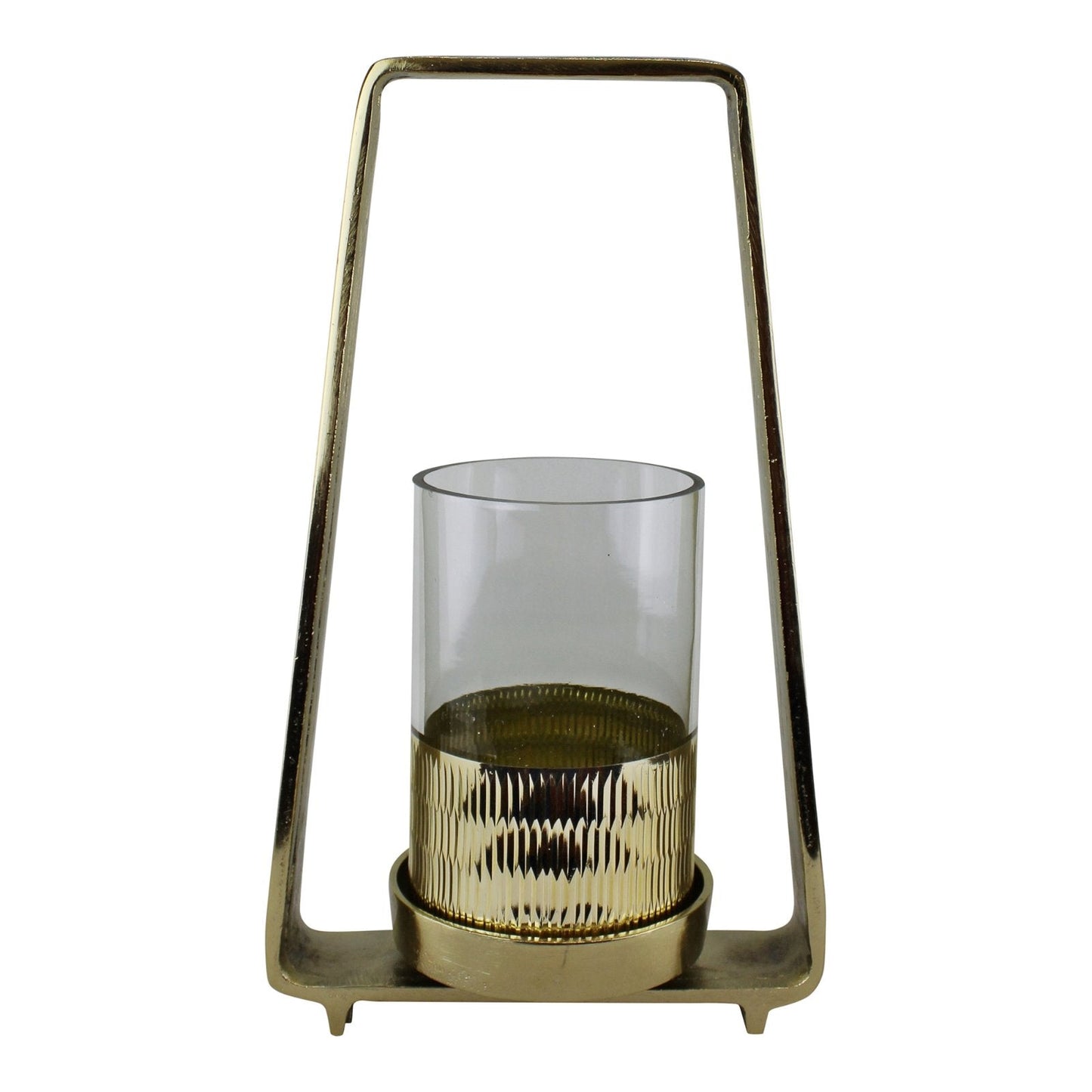 Gold Metal Candle Holder 34cm-0