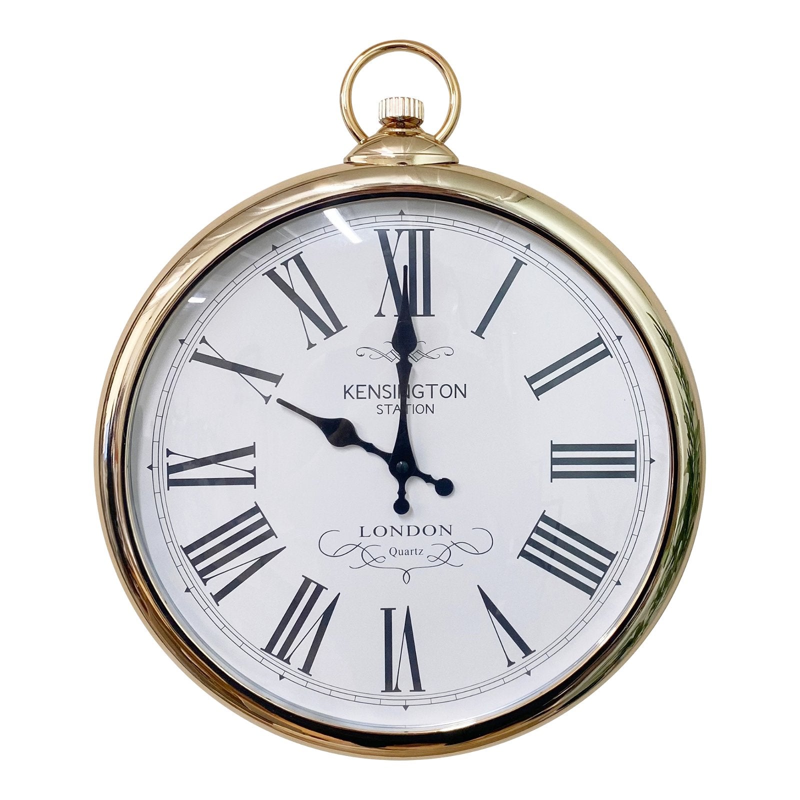 Round Copper Wall Clock 42cm-0