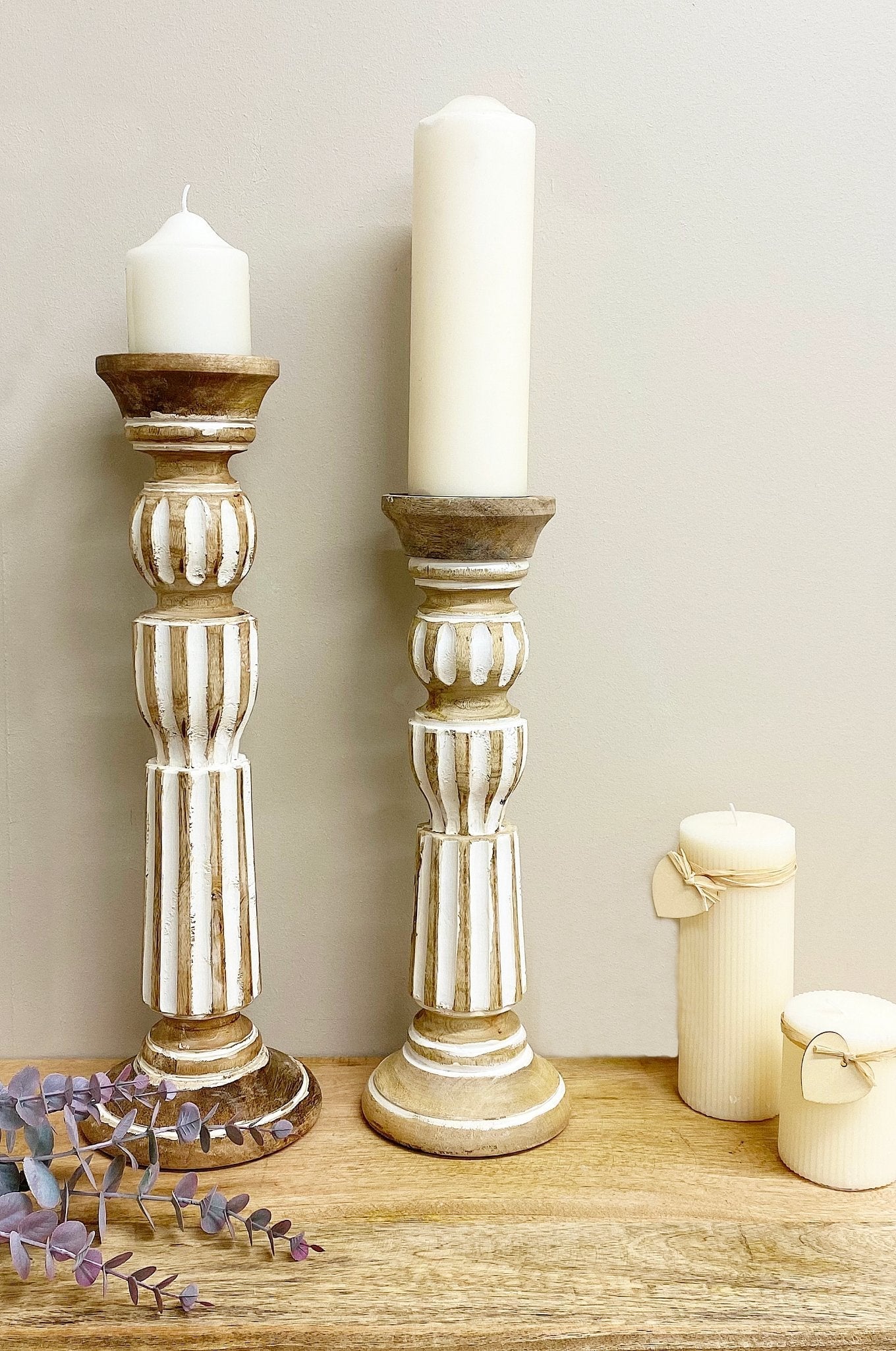 Wooden Candle Stick 45cm-1