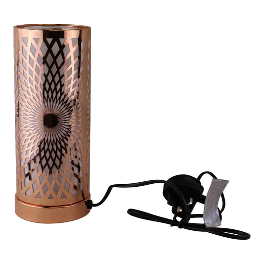 Kaleidoscope Design Colour Changing LED Lamp & Aroma Diffuser in Rose Gold-0