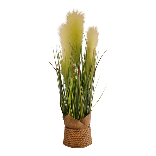 Faux Pampas Grass Display, 65cm-0