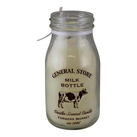 Vanilla Scented Milk Bottle Candle-0