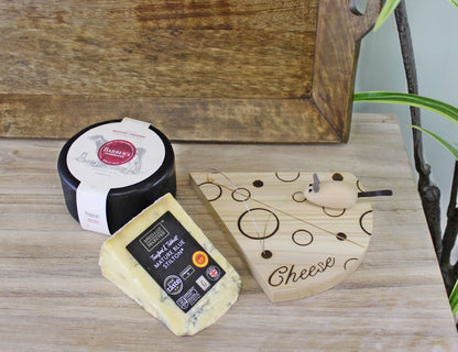 Handcrafted Cheese Board With Wire And Mouse-1