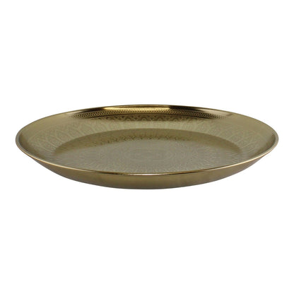 Kasbah Design Decorative Gold Metal Tray-2