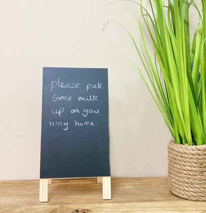 Free Standing Tabletop A Frame Easel Chalkboard 31cm-2