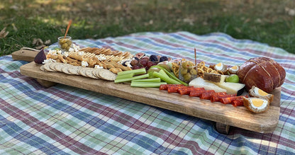 Large Wooden Serving Platter Paddle Tray 100cm-1