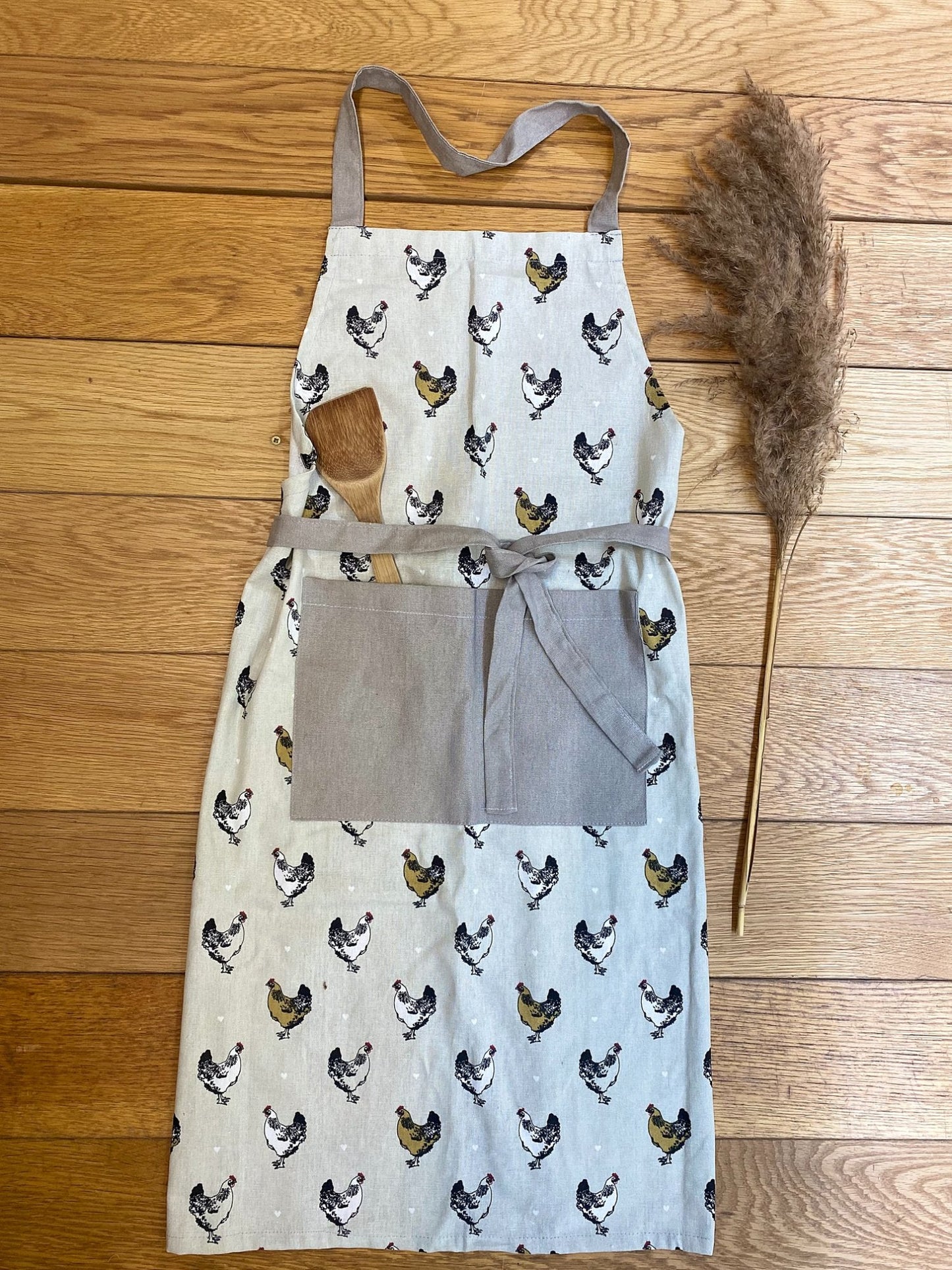 Apron With A Chicken Print Design-3