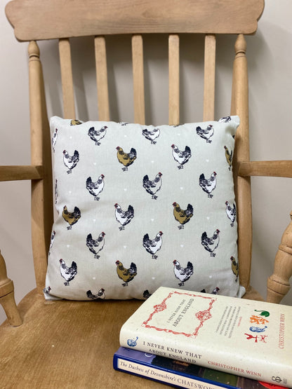 Scatter Cushion With A Chicken Print Design-3