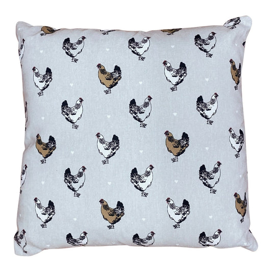 Scatter Cushion With A Chicken Print Design-0