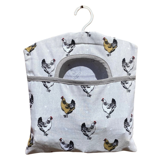 Peg Bag With A Chicken Print Design-0