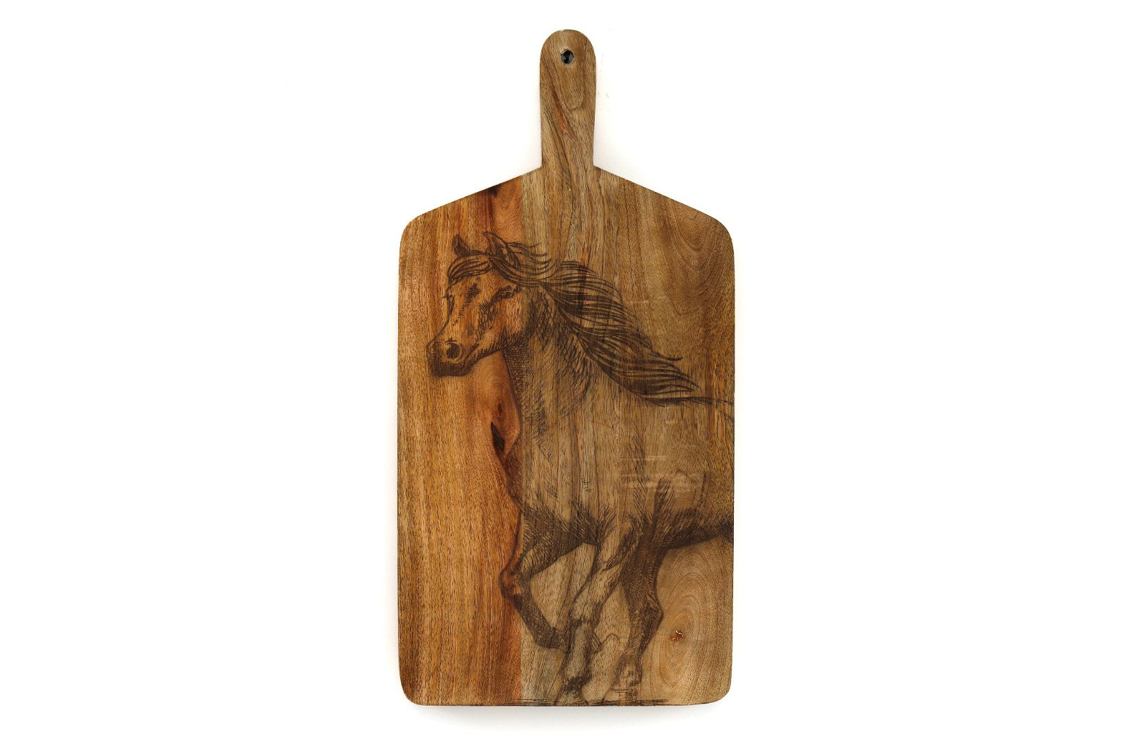 Engraved Horse Chopping Board-0