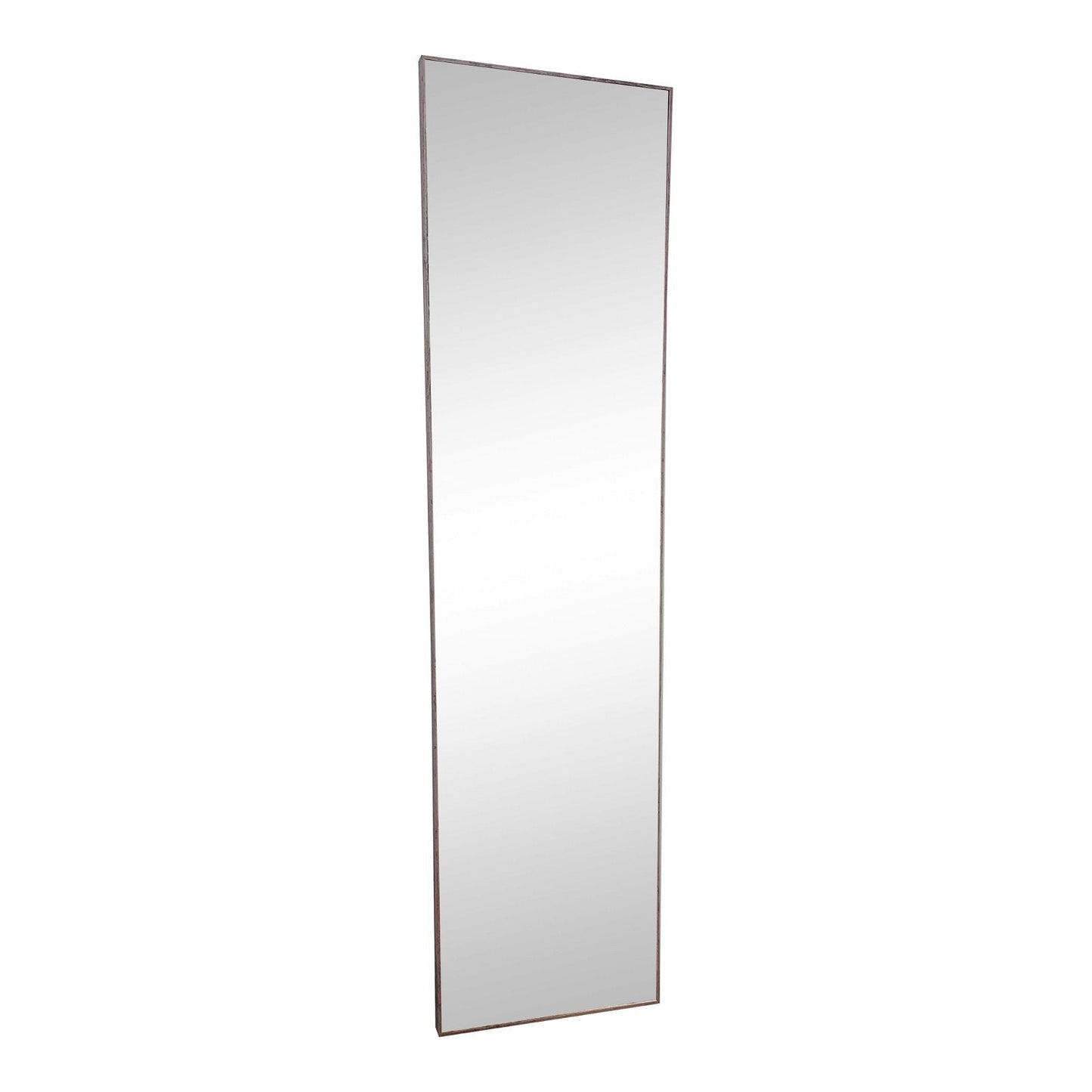 Grey Wood Wall Mirror 121cm-0