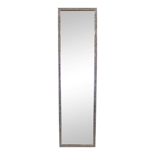 Tall, Slim Jewelled Frame Mirror 125cm-0