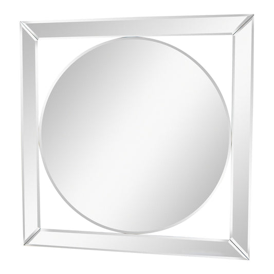 Bevelled Edge Deco Style Mirror 60cm-0