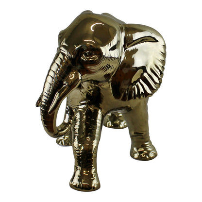 Large Golden Elephant Ornament 34cm-2