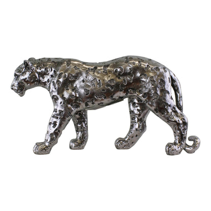 Silver Leopard Ornament Small-3