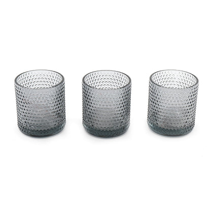 Set Of Three Synergy Tea Light Holders-0