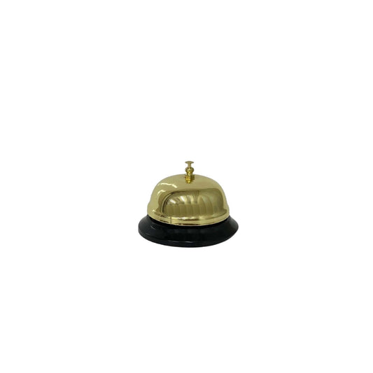 Black Desk Service Bell 8.3cm-0