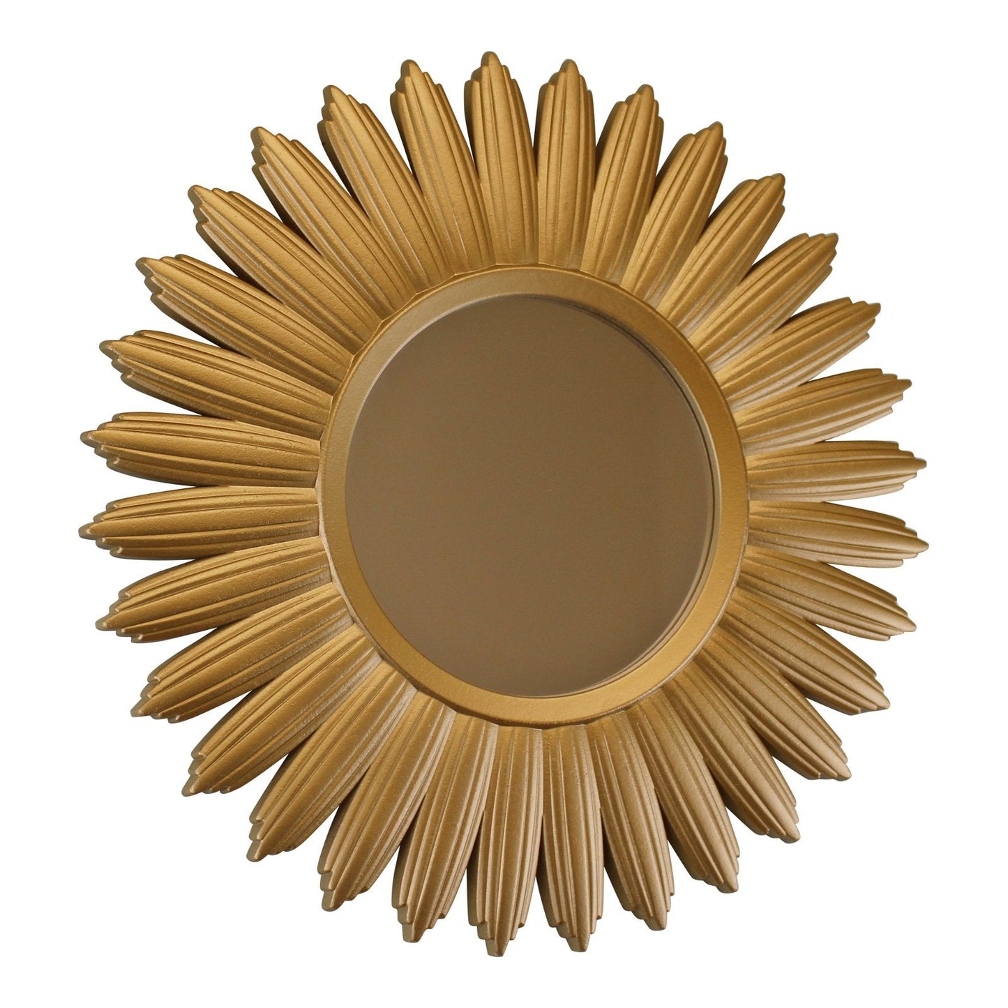 Large Gold Sunburst Mirror-0