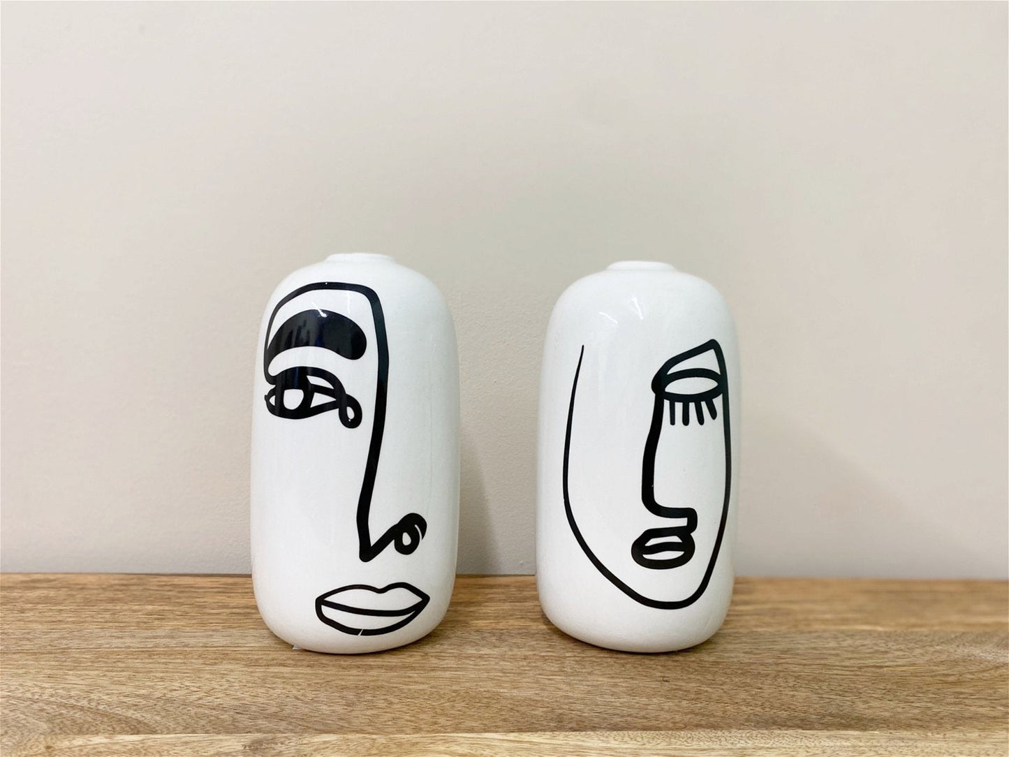 Bohome Face Ceramic Vases-2