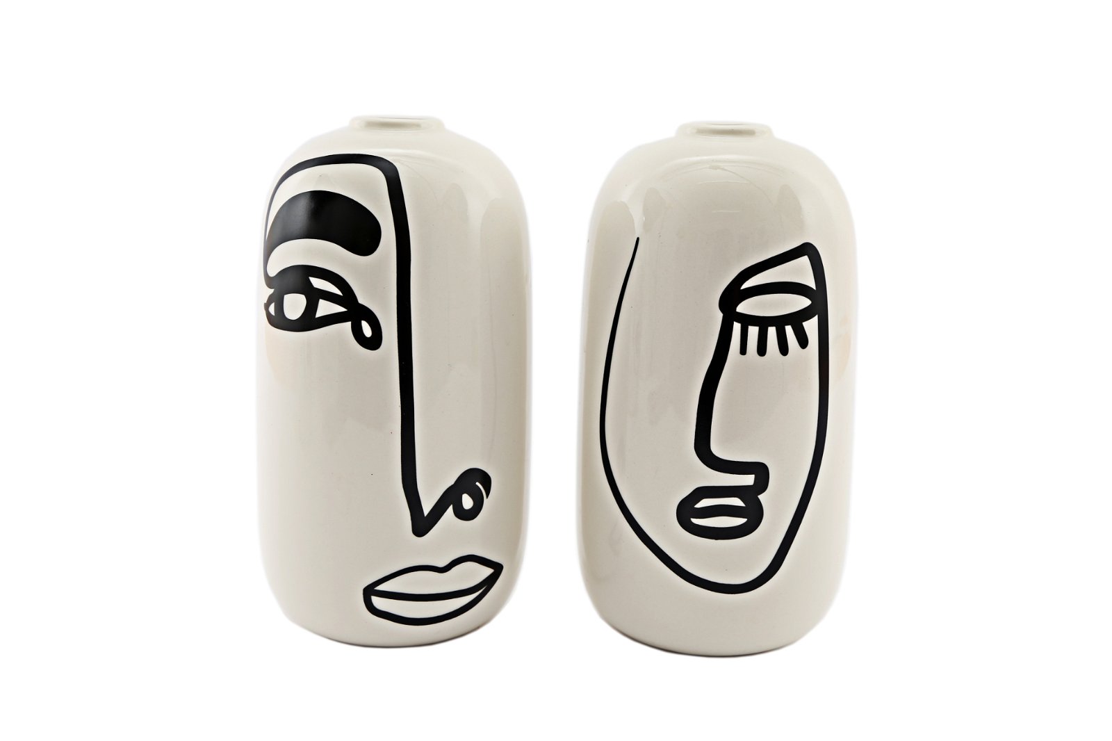 Bohome Face Ceramic Vases-0