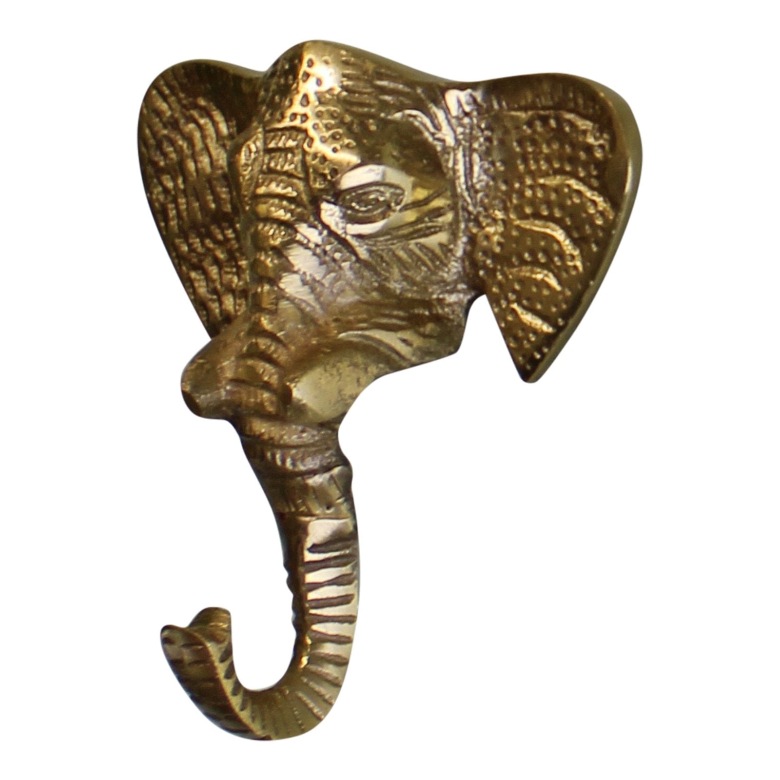 Small Metal Elephant, Single Coat Hook-2